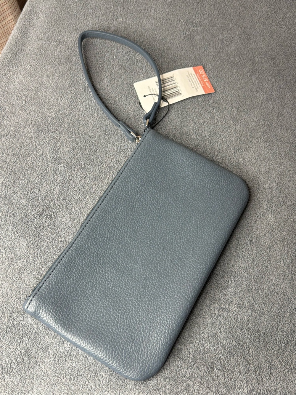 Vera Bradley Dusty Blue Pebbled Leather Wristlet - Picture 7 of 8